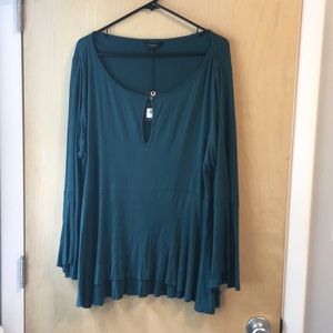 Lucky Brand teal top